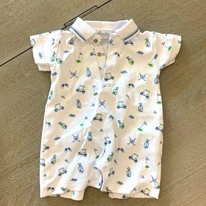 Kissy kissy 3-6M golf outfit